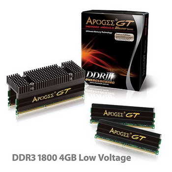 APOGEE GT blazer DDR3 1800 4GB low voltage